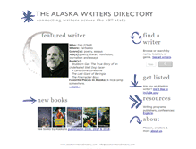 Tablet Screenshot of alaskawritersdirectory.com